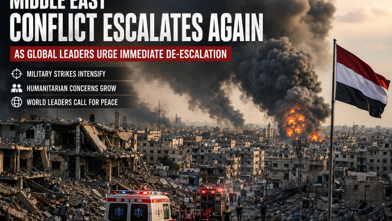 Middle East Conflict Escalates Again as Global Leaders Urge Immediate De-escalation