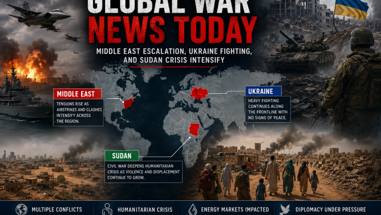 Global War Update Today: Middle East Escalation, Ukraine Fighting, and Sudan Crisis Intensify