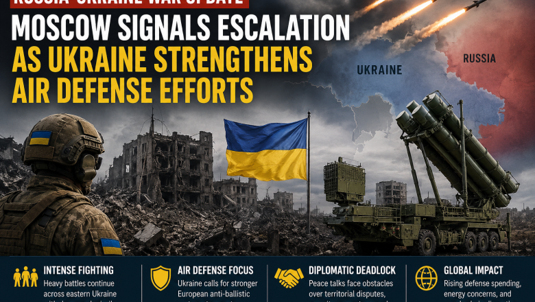 Russia-Ukraine War Update: Moscow Signals Escalation as Ukraine Strengthens Air Defense Efforts
